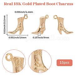 15шт латунные подвески&nbsp;KK-BBC0019-21