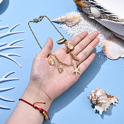 Ожерелья из нержавеющей стали 304&nbsp;NJEW-YW00009