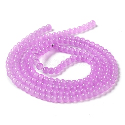 Выпечки окрашены имитация нефрита стекловолокна круглый шарик&nbsp;X-DGLA-Q021-4mm-44