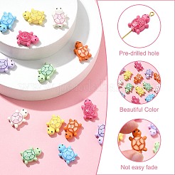 14 шт. 7-цветные бусины из сплава&nbsp;FIND-CJ0003-39