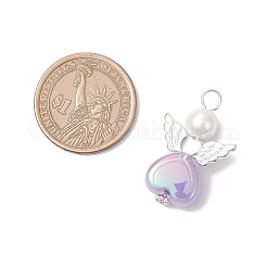 Подвески ангелы из акрила и сплава&nbsp;PALLOY-JF04138