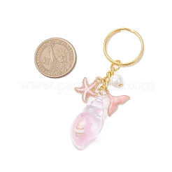 5 шт. светящиеся прозрачные акриловые брелоки&nbsp;KEYC-JKC01357