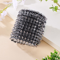 1 ярд 12-рядный смоляной шип-конус с плоской задней частью в стиле панк-рок&nbsp;FIND-TA0006-73A