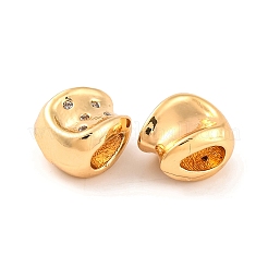 Латунные микропаве из прозрачного кубического циркония&nbsp;KK-S389-19G