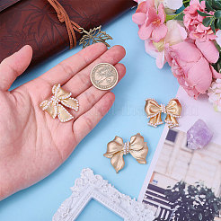 3 шт. 3 стиля броши-банта из цинкового сплава&nbsp;JEWB-CA0001-62