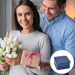 1 шт. подарочные коробки для хранения браслетов из искусственной кожи&nbsp;CON-BBC0001-06