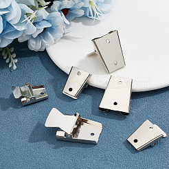 6 шт. 2-х стильная железная застежка-боло для галстука&nbsp;IFIN-GF0001-25P