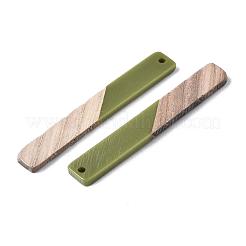 Большие подвески из смолы и дерева&nbsp;RESI-T035-19-A02