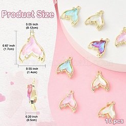 10шт 5 цвета подвески из сплава с покрытием стойки&nbsp;FIND-YW0006-42