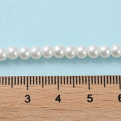 Выпечка окрашены перламутровый стекла жемчужные нити круглый шарик&nbsp;HY-Q003-4mm-01