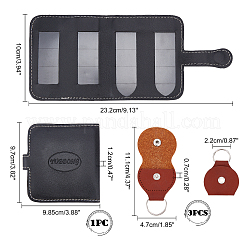 4 шт. 2 стильных картонных коробок из искусственной кожи&nbsp;AJEW-CA0001-84