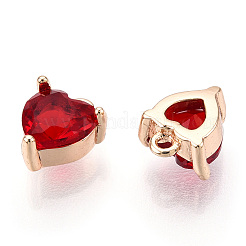 Латунные подвески на день святого валентина X-ZIRC-Q021-020G-NF