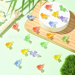 60шт. Фигурки ящериц из светящейся смолы двух цветов&nbsp;DJEW-CJ0001-16