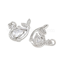 Латунные микро проложить кубического циркония подвески&nbsp;KK-K407-57S