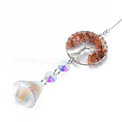 Натуральный красный агат большие кулоны G-N333-009B