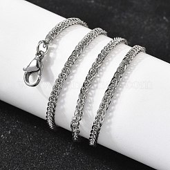 3 мм цепочка из нержавеющей стали 304 пшеничного цвета для мужчин&nbsp;STAS-V011-03D-P