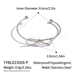 Браслеты-манжеты открытого типа из нержавеющей стали 304&nbsp;KW3611-2