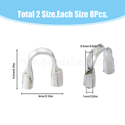 500 шт. Защитные ограждения из латунной проволоки двух цветов&nbsp;KK-FH0006-74