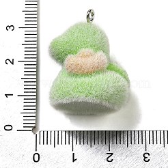 Кулоны из флокированной смолы&nbsp;RESI-E059-04E