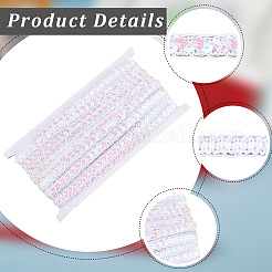 Металлизированная кружевная отделка&nbsp;OCOR-WH20020-24B