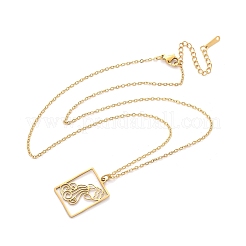 Ожерелье из нержавеющей стали 304&nbsp;LS-NJEW-D330-01G-11