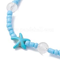 2 шт. браслеты из стеклянных бусин&nbsp;BJEW-TA00708