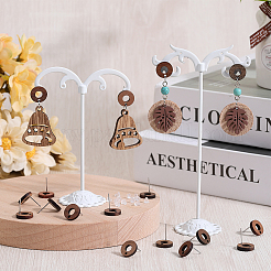 50 шт. деревянная фурнитура для сережек-гвоздиков&nbsp;FIND-SP0001-19A