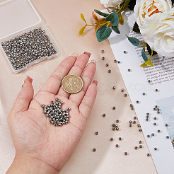 500 шт. разделительные бусины из нержавеющей стали 304&nbsp;STAS-DC0015-68