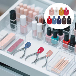 9 шт. 9-цветный защитный чехол для маникюрных ножниц из искусственной кожи&nbsp;AJEW-DR0002-12