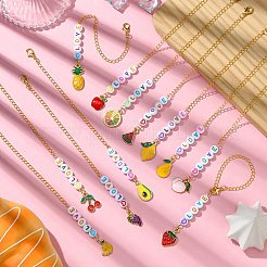 12 шт. подвеска из сплава эмали и акрила&nbsp;HJEW-CJ00055