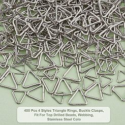 400 шт. 4 треугольных кольца разных стилей&nbsp;STAS-CA0001-35