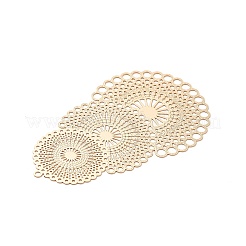 Стеллаж покрытие латунь филигрань большие подвески&nbsp;X-KKC-K001-07KCG