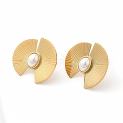 Серьги-гвоздики из нержавеющей стали 304 с ионным покрытием (IP)&nbsp;EJEW-C017-08G