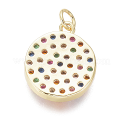 Латунные микро проложить кубического циркония подвески&nbsp;X-ZIRC-I032-55G