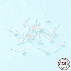 925 серьга-гвоздик из стерлингового серебра&nbsp;STER-P047-06B-S