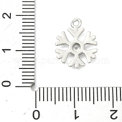 Рождественские подвески из латуни с прозрачными кубическими цирконами&nbsp;KK-G548-04P