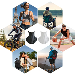 2 шт. двухцветная фибровая подвесная маска для ушей&nbsp;AJEW-DJ0006-37