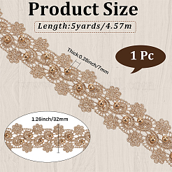 5 ярд металлизированной кружевной отделки&nbsp;OCOR-CY0001-68