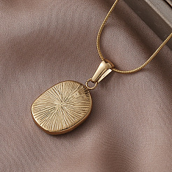 Женские ожерелья с подвеской в виде цветка из хирургической нержавеющей стали 316 с эмалью и искусственным жемчугом&nbsp;JX9312