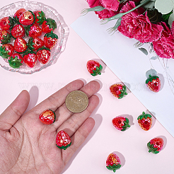 30 шт. подвески из гальванического непрозрачного акрила&nbsp;PACR-SC0001-10