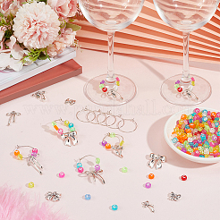 Наборы для изготовления подвесок для бокалов своими руками&nbsp;DIY-SC0032-20