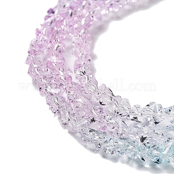 Прозрачные стеклянные бусины&nbsp;X-GLAA-H023-03L