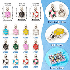 48шт 12 цвета сплава эмалевые подвески&nbsp;PALLOY-TA0002-55P