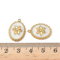 Подвески из нержавеющей стали 304 с эмалью&nbsp;STAS-V015-36G