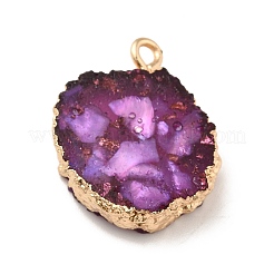 Прозрачные смоляные подвески&nbsp;CRES-F022-03F