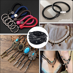 5 м плетеный круглый шнур из искусственной кожи для украшений&nbsp;OCOR-GF0004-96A-01