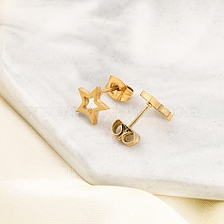 Комплекты сережек-гвоздиков из нержавеющей стали 304&nbsp;EJEW-H142-04G