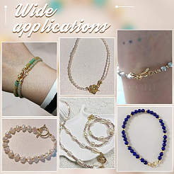 60 шт. 3 цвета латунные обжимные бусины&nbsp;KK-PH0006-32