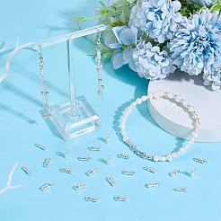 50 шт. латунные наконечники для шнура&nbsp;KK-PH0012-88A