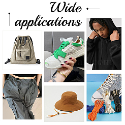 120 шт. 4-х цветные латунные наконечники для шнурков&nbsp;KK-PH0005-85